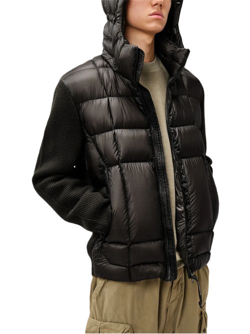 Piumino con cappuccio C.P. COMPANY | 21CMKN052A-006390M999 BLACK
